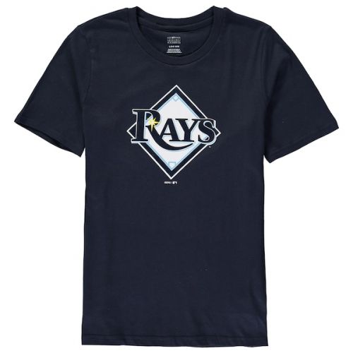  Outerstuff Youth Tampa Bay Rays Navy Primary Logo T-Shirt