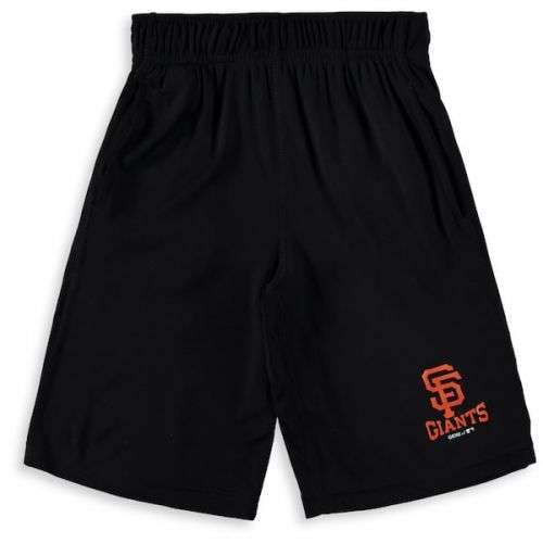  Outerstuff Youth San Francisco Giants Black Link Up Performance Shorts