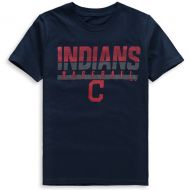 Outerstuff Youth Cleveland Indians Navy Wild Card Cotton T-Shirt