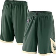 Milwaukee Bucks NBA Kids Youth 8-20 Icon Edition Green On-Court Swingman Performance Shorts