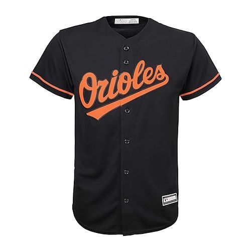  Outerstuff Baltimore Orioles MLB Kids Youth 8-20 Black Alternate Team Jersey