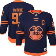 Connor McDavid Edmonton Oilers #97 Navy Youth 4-20 Alternate Premier Jersey