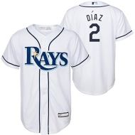 Yandy Diaz Tampa Bay Rays MLB Kids Youth 8-20 White Home Player Jersey