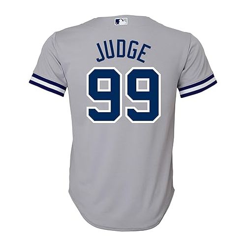  Aaron Judge New York Yankees MLB Kids Youth 8-20 Grey Road Player Jersey