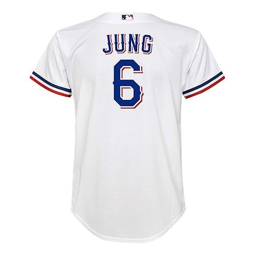  Outerstuff Josh Jung Texas Rangers MLB Kids Youth 8-20 White Home Player Jersey