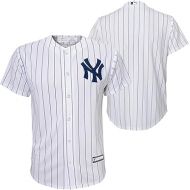 New York Yankees MLB Kids Youth 4-20 White Home Team Jersey