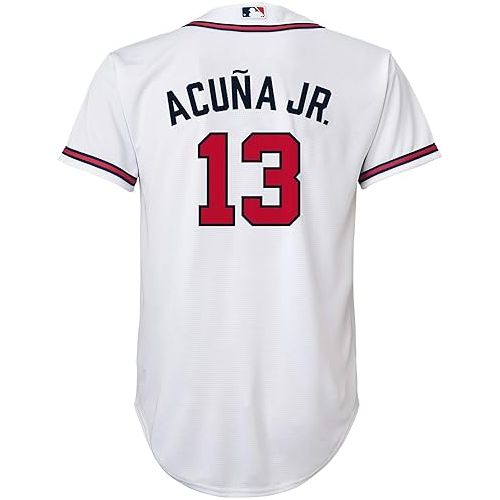 Ronald Acuna Jr. Atlanta Braves MLB Boys Youth 8-20 Player Jersey