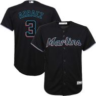 Outerstuff Luis Arraez Miami Marlins MLB Kids Youth 8-20 Black Alternate Player Jersey