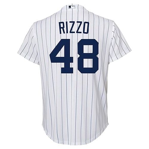  Anthony Rizzo New York Yankees MLB Kids Youth 8-20 White Home Player Jersey