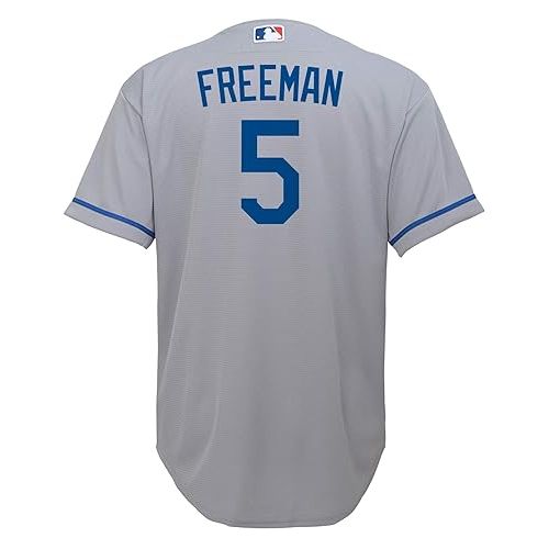  Freddie Freeman Los Angeles Dodgers MLB Kids Youth 8-20 Grey Road Player Jersey