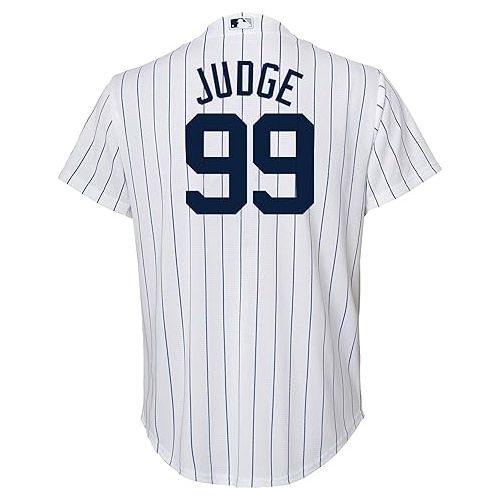  Aaron Judge New York Yankees MLB Kids 4-7 White Home Player Jersey