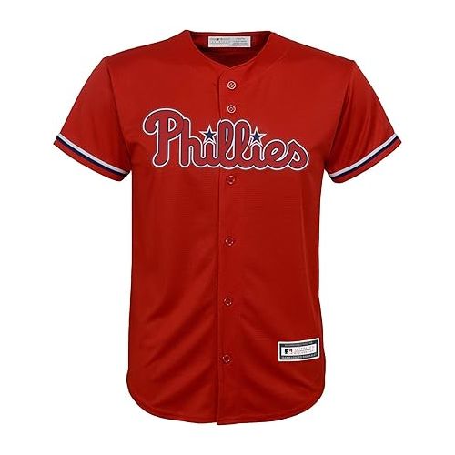  Philadelphia Phillies MLB Kids Youth 8-20 Red Alternate Team Jersey