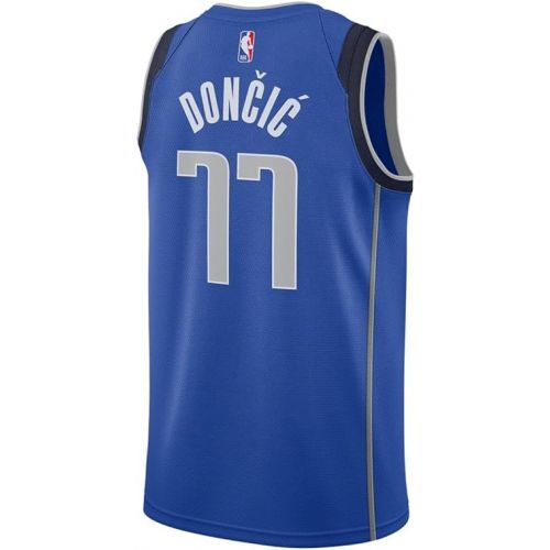  Luka Doncic Dallas Mavericks NBA Kids Youth 8-20 Blue Icon Edition Swingman Jersey