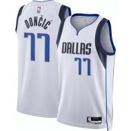 Luka Doncic Dallas Mavericks NBA Kids Youth 8-20 Association Edition White Swingman Jersey