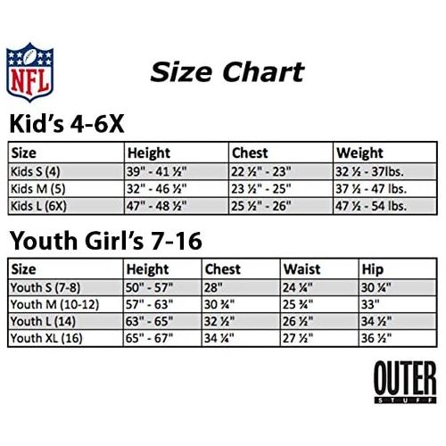  NFL by Outerstuff NFL Girls Aviator Full Zip Jacket