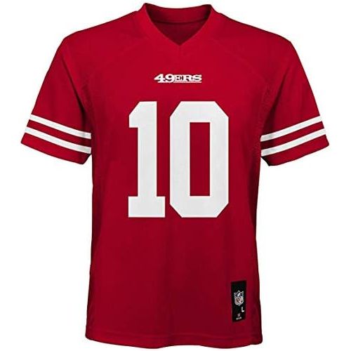  Outerstuff Jimmy Garoppolo San Francisco 49ers NFL Youth 8-20 Red Home Mid-Tier Jersey