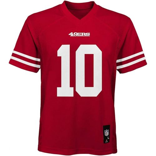  Outerstuff Jimmy Garoppolo San Francisco 49ers NFL Youth 8-20 Red Home Mid-Tier Jersey