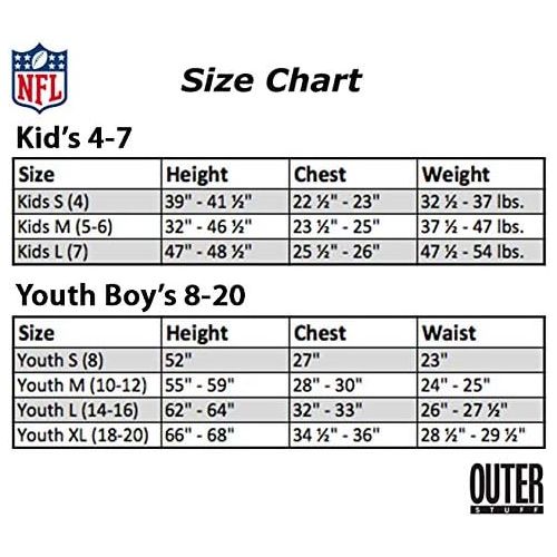  Outerstuff NFL Kids & Youth Team Color Fashion Jersey