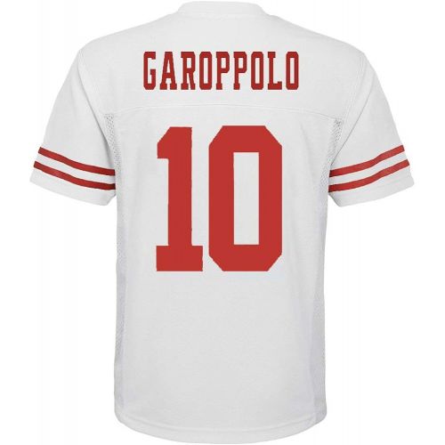  OuterStuff Jimmy Garoppolo San Francisco 49ers #10 White Youth Away Mid Tier Jersey