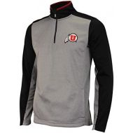 Outerstuff NCAA Mens Utah Utes Top Notch 1/4 Zip Sweater