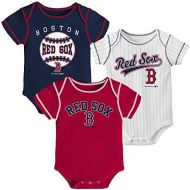 Outerstuff MLB Newborn Infants Ball Park 3 Piece Bodysuit Creeper Set