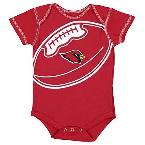  Outerstuff NFL Newborn (0M-9M) and Infant (12M-24M) 3 Pack Creeper Set, Team Variation