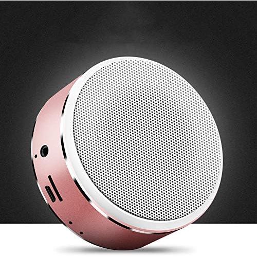  [아마존베스트]-Service-Informationen Outflower Wireless Bluetooth Speaker, Mini Portable 4.2 Stereo Speaker, 10 Metre Bluetooth Range, Enhanced Bass, Built-in Mic and SD/TF Card Slot, Hands-Free Calling, Rose Gold