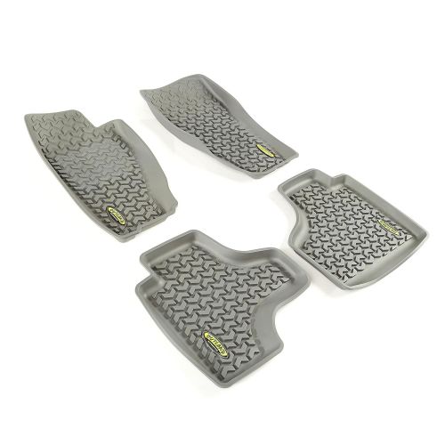  Outland 391498828 Grey Front, Rear and Cargo Floor Liner Kit For Select Jeep Liberty Models