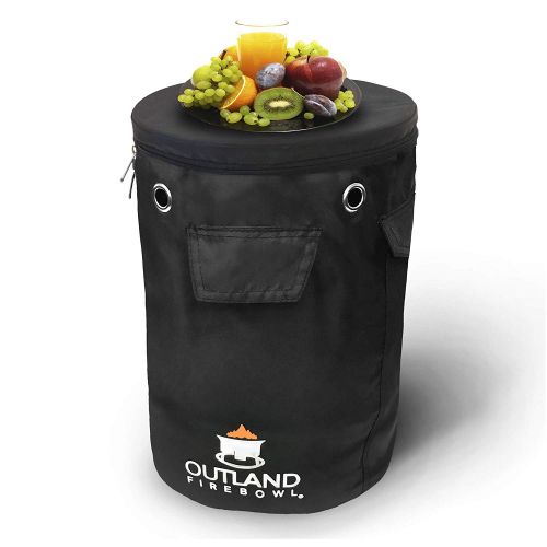  Outland Living Outland Firebowl UV and Weather Resistant 740 Propane Gas Tank Cover with Stable Tabletop Feature, Fits Standard 20 lb Tank Cylinder, Ventilated with Storage Pocket