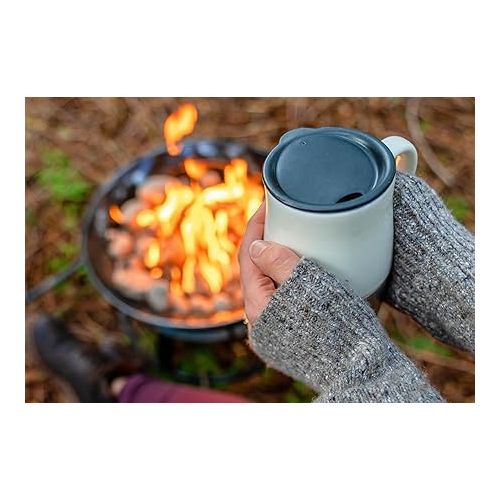  Outland Living Portable Propane Fire Pit, 19-inch, 58,000 BTU Smokeless Gas Firebowl | Perfect for Camping, Patio, Backyard, Tailgating, Deck, RV| Black 823 Standard