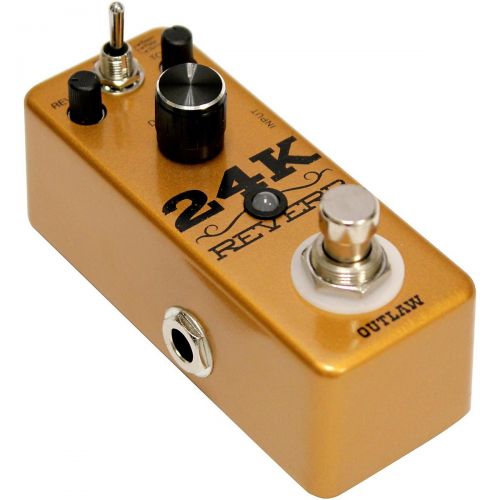  Outlaw Effects},description:24K is a compact digital reverb pedal that brings your tone to life with three distinct reverb modes. ROOM Mode gives you the organic reverb sound of a