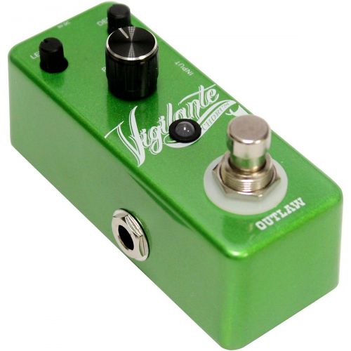  Outlaw Effects},description:Vigilante enhances your tone by adding a sparkling modulation effect, allowing you to get everything from a subtle, ambient shimmer to more a dramatic e