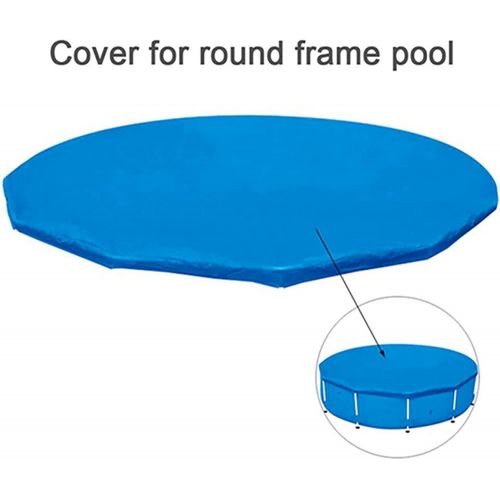  Outraveler 8FT Round Swimming Pool Cover,Above Ground Pool Cover,Dustproof Waterproof