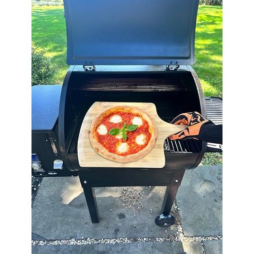  Outset Pizza Peel, Extra Large Bamboo Pizza Paddle, 18