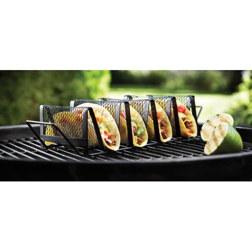  Outset Nonstick Grill, Taco Rack