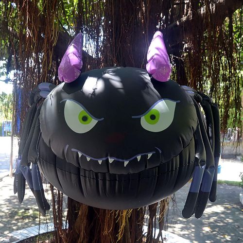  할로윈 용품Outsta Toys Halloween Inflatables Spider Halloween Ornaments for Tree - Giant Inflatable Spider Thickened Outdoor Holiday Decor Blow Up Halloween Yard Decoration for Home Garden Lawn Party Ind