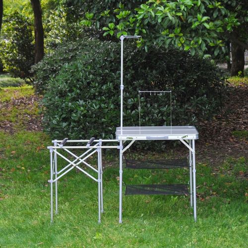  Outsunny Deluxe Portable Fold Up Camp Kitchen
