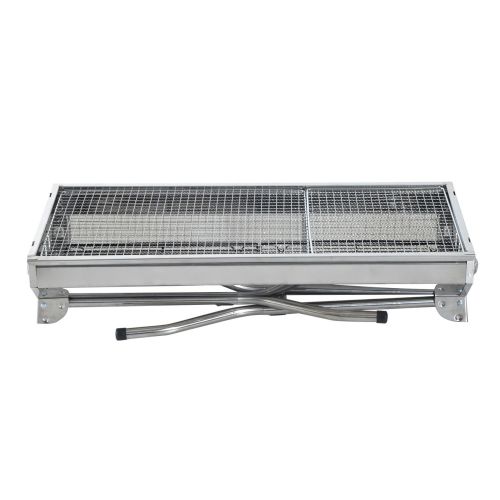  Outsunny 35 Stainless Steel Portable Folding Charcoal BBQ Grill