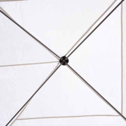  Outsunny Easy Pop Up Canopy Party Tent, 10 x 20-Feet, White