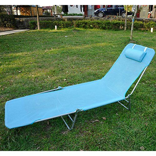  Outsunny 01-0336 Sun Lounge Chair, Black