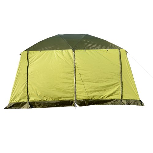  Outsunny Campingzelt Kuppelzelt Familienzelt 2 Schlafkabinen 4-8 Personen L410 x B310 x H225cm