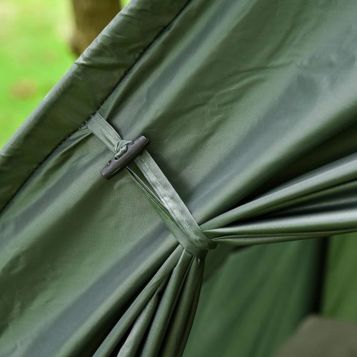  Outsunny All-in One Portable Camping Cot Tent with Air Mattress, Sleeping Bag, and Pillow