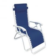 Outsunny Multi-Position Relaxer Zero Gravity Chair Measures 25.6 W x 64 D x 44 H (BLUE)