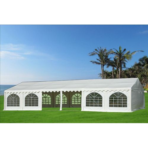  Outsunny 40x20 PVC Party Tent - Heavy Duty Wedding Canopy Gazebo Carport - with Storage Bags - By DELTA Canopies