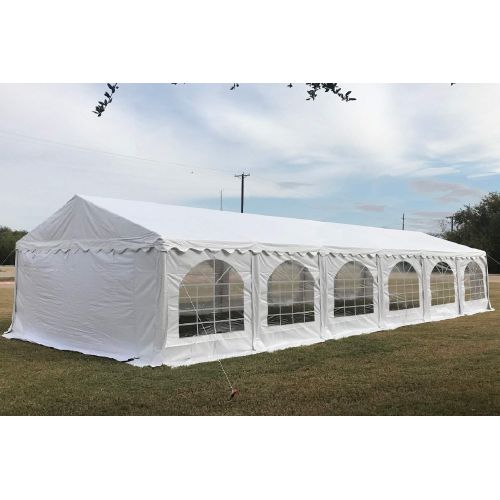  Outsunny 40x20 PVC Party Tent - Heavy Duty Wedding Canopy Gazebo Carport - with Storage Bags - By DELTA Canopies