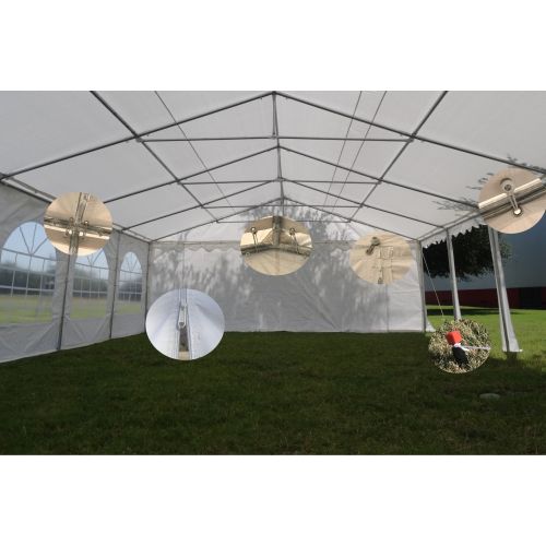  Outsunny 40x20 PVC Party Tent - Heavy Duty Wedding Canopy Gazebo Carport - with Storage Bags - By DELTA Canopies