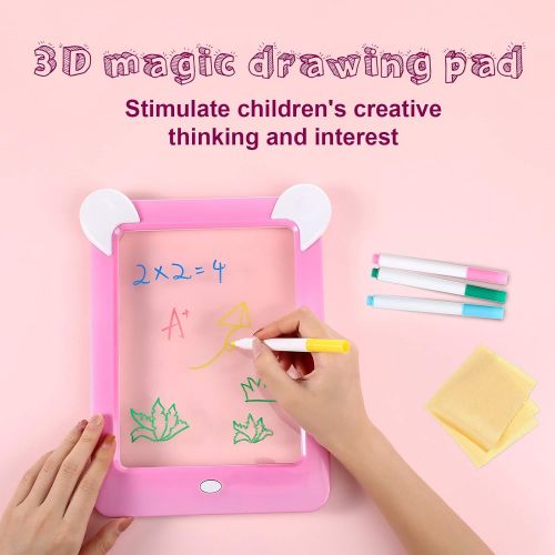  [아마존베스트]Outus LCD Writing Tablet Doodle Board 10 Inch Drawing Pad with 10 Cards Suitable for Educational Toys for Boys and Girls Aged 3 to 10