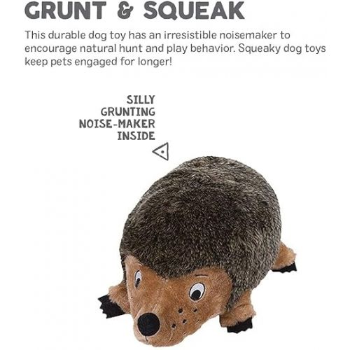 Outward Hound, Hedgehogz Plush Dog Toy, Medium