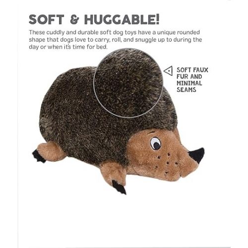  Outward Hound, Hedgehogz Plush Dog Toy, Medium