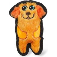Outward Hound Durablez Tough Plush Squeaky Dog Toy, Dog, Orange, XS